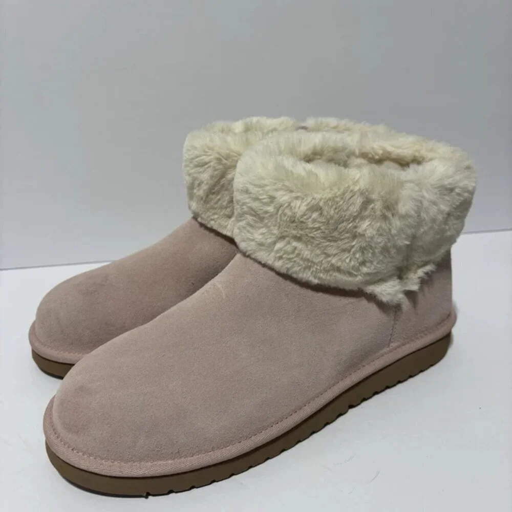 Koolaburra Women’s Aubrei Pink Winter Booties, Size 11 M